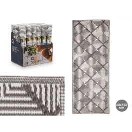 Alfombra Rombos Blanco Gris 60 X 150 Cm Giftdecor (24 Unidades) Alfombra Rombos Blanco Gris 60 X 150 Cm Giftdecor (24 Unidades)