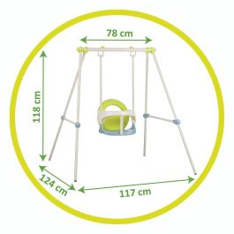 Smoby Portico Metal 1st Edad Baby Swing - Altura 120 cm - Safety Arceau