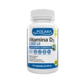 POLARIS Vitamina D3 4000 UI, complemento alimenticio con calcio, 60 comprimidos Precio: 13.4999997. SKU: B1AFPNT6WN