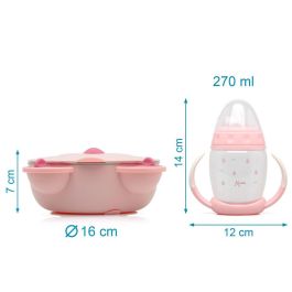 KioKids Set Accesorios Bebé Rosa 3 Unidades