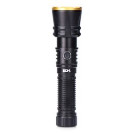 Edm Linterna LED de Largo Alcance 1800 lm, Zoom, 600 m, IP65, Batería 4000 mAh USB-C Edm Linterna LED de Largo Alcance 1800 lm, Zoom, 600 m, IP65, Batería 4000 mAh USB-C