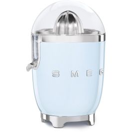 Smeg CJF11PBEU Exprimidor Zitruspresse Eléctrico 70W Azul Pastel Acero Inoxidable Filtro Pulpa Antigoteo