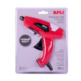 Pistola Termofusible Apli 40 W Rojo (12 Unidades)