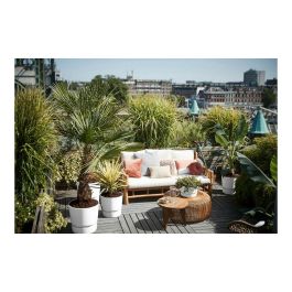 Maceta redonda ELHO Greenville 47 Exterior Ø 47 x H 44,1 cm Blanco Plástico Reciclado Resistente