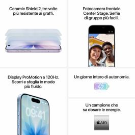 Smartphone Apple iPhone 17 6,3" Hexa Core 8 GB RAM 256 GB Blanco