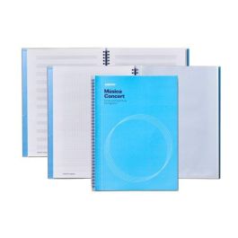 Bloc De Musica Additio Concert 12 Pentagramas 22X31.5 Espiral Y 20 Fundas Transparentes Portapartituras Precio: 13.49999976. SKU: B1E8DXR4RN