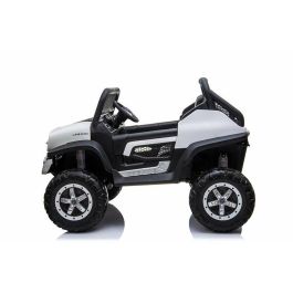 Coche mercedes unimog white bateria 12v 128 x 86 x 84cm runruntoys