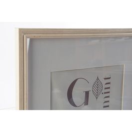 DKD Home Decor Marco de Fotos Set de 7 Verde Menta y Natural MDF y Cristal 45 x 32.5 cm