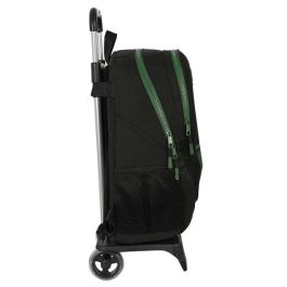 Mochila Escolar con Ruedas Munich Caviar Negro 32 x 44 x 16 cm