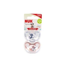 NUK Chupete Space Mickey Rojo 18-36 Silicona 2 Ud. Precio: 14.7899994. SKU: B13JNEX9C5