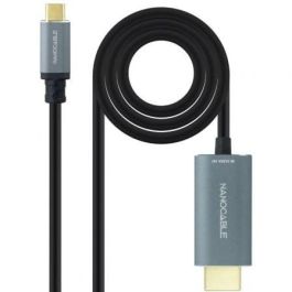 Nanocable 10.15.5162 Cable Conversor USB-C a HDMI 2.1 8K@60Hz 4K@120Hz compatible Thunderbolt 4/3 y USB PD 3.0 1.8m Negro Precio: 30.50000052. SKU: B1BB747GBS