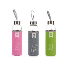 Botella Neopreno Cristal Gris Etiquet 500Ml Surtidos Vivalto 6X22CM (24 Unidades) Botella Neopreno Cristal Gris Etiquet 500Ml Surtidos Vivalto 6X22CM (24 Unidades)