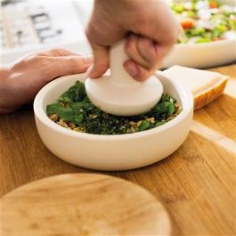 Berghoff 3950033 Mortero y Maza Grande para Hierbas y Especias