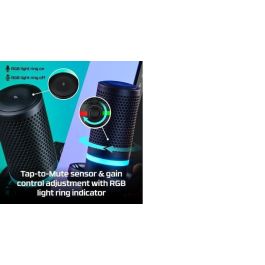 HP HyperX DuoCast - USB Microphone (Black) - RGB Lighting, 32 Ω, 24-bit/96kHz HP HyperX DuoCast - USB Microphone (Black) - RGB Lighting, 32 Ω, 24-bit/96kHz