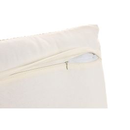 DKD Home Decor Cojín Boho India 24 Crudo 30 x 50 cm Algodón Macramé Hecho a Mano (2 Unidades)