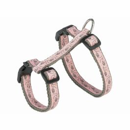 Trixie TRI1740204668942 Arnés Ajustable con Correa, Medidas Cuello/Pecho 27-45 cm, Ancho 13 mm, Largo 1.20 m, Colores Gris y Rosa Trixie TRI1740204668942 Arnés Ajustable con Correa, Medidas Cuello/Pecho 27-45 cm, Ancho 13 mm, Largo 1.20 m, Colores Gris y Rosa