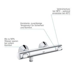 Grohe Mezclador Termostático de Ducha Grohe Mezclador Termostático de Ducha