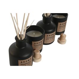 Ambientador Mikado Urban DKD Home Decor Negro Marron 6 x 9 x 6 cm Set de 2