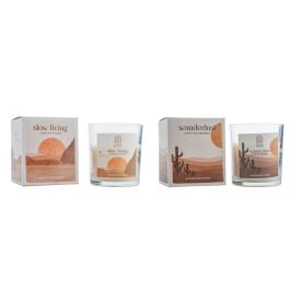 Vela Urban DKD Home Decor Marron Naranja 7 x 8 x 7 cm (2 Unidades) Precio: 6.95000042. SKU: B14QVFRVZK