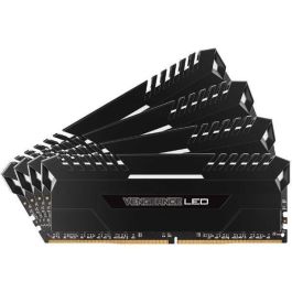 Corsair Vengeance LED Kit de Memoria RAM para PC DDR4 64GB (4x16GB) 3000MHz (PC4-24000) CL15 con Iluminación LED Blanco