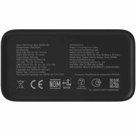 Xiaomi PB3018ZM Powerbank 30000mAh 18W Negra, Carga Rápida para 3 Dispositivos (USB-A/USB-C), hasta 10 Días de Autonomía