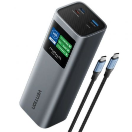 Vention FKEH0 Power Bank 27000mAh 140W Carga Rápida Bidireccional para Portátil y 3 Dispositivos Gris