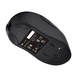 Thermaltake GMO-DMS-HYOOBK-01 Ratón Gaming Óptico Inalámbrico Bluetooth 19000 DPI Mano Derecha Negro