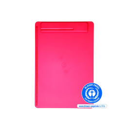 Maul Portanotas A4 Plástico Reciclado con Pinza Rojo Made in Germany