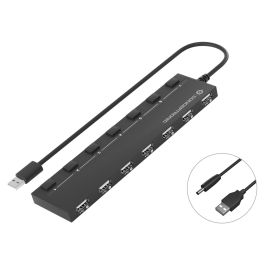 Conceptronic HUBBIES08B Hub USB 2.0 de 7 Puertos con Interruptores Individuales y LED Precio: 16.50000044. SKU: S7810695