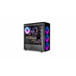 NOX NXHUMMERTGM Caja Semitorre ATX RGB USB3.0 Cristal Templado Negro