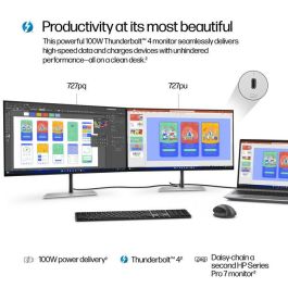 HP Monitor 27 inch QHD Thunderbolt 4 Series 7 Pro 727pu