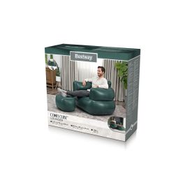 Bestway Sillon Hinchable con Reposapies Color Surtido 107x99x80/48x48x36 cm Interior 75137