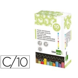 Tiza Color Antipolvo Liderpapel Caja De 10 Unidades Colores Surtidos Precio: 1.49999949. SKU: B16A975CGN