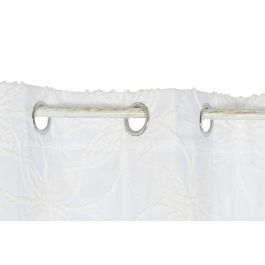 Cortina Boho DKD Home Decor Blanco 260 x 140 cm (2 Unidades)