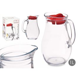 Jarra Bistro con Tapa Pasabahce 1000 ml - Vidrio y Plástico, 18x20x15 cm (6 Unidades) Precio: 21.49999995. SKU: B1FWXNHARP