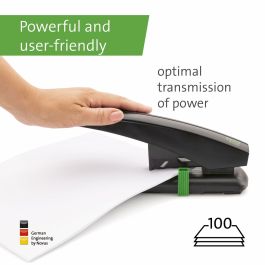 Novus Grapadora De Gruesos B40 Re+New 100H Negro-Verde, Sistema Antibloqueo, Hasta 100 Hojas Novus Grapadora De Gruesos B40 Re+New 100H Negro-Verde, Sistema Antibloqueo, Hasta 100 Hojas