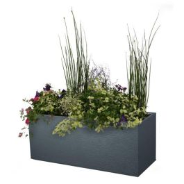 EDA Jardiniere Graphit - 99,5 x 39 x 43 cm - 97,6 L - Gris antracita EDA Jardiniere Graphit - 99,5 x 39 x 43 cm - 97,6 L - Gris antracita