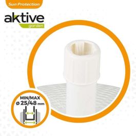 Soporte parasol poliresina blanca 30 kgs tubo 4,8 cm d58x35 cm Soporte parasol poliresina blanca 30 kgs tubo 4,8 cm d58x35 cm