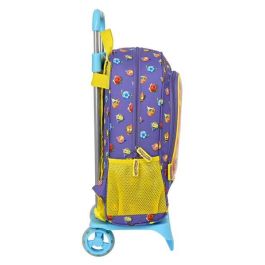 Mochila Escolar con Ruedas SuperThings Guardians of Kazoom Morado Amarillo (32 x 42 x 14 cm) Mochila Escolar con Ruedas SuperThings Guardians of Kazoom Morado Amarillo (32 x 42 x 14 cm)