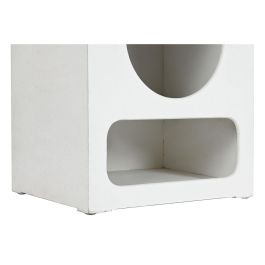 Mesita De Noche Moderno DKD Home Decor Blanco 30 x 48 x 40 cm