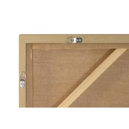 DKD Home Decor Cuadro Colonial Lino Natural Negro 160 x 100 x 4 cm