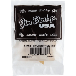 Dunlop Púa Pulgar Hueso Medium (Pack De 12)