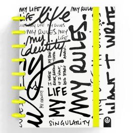 Cuaderno de Notas Carchivo INGENIOX EDIT MY LIFE Amarillo A5 80 Hojas (2 Unidades)