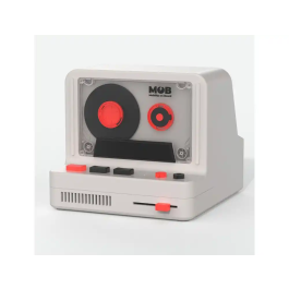 Wondee Altavoz Bluetooth Retro Grey con Iluminación Disco, 5W, 12h Batería, Sonido Potente, Diseño Vintage 80s Precio: 48.1701. SKU: B1JN2H9VTX