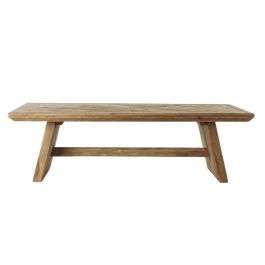 Mesa de Centro DKD Home Decor Natural Madera Reciclada 130 x 70 x 40 cm