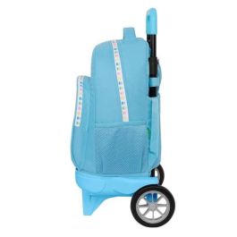 Mochila Escolar con Ruedas Benetton Spring Azul cielo 33 X 45 X 22 cm Mochila Escolar con Ruedas Benetton Spring Azul cielo 33 X 45 X 22 cm
