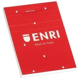 Enri Bloc de Notas Grapado, A4, 80 Hojas Lisas, Tapa Blanda, Rojo (Pack de 5 Unidades) (5 Unidades) Precio: 11.49999972. SKU: S8421457