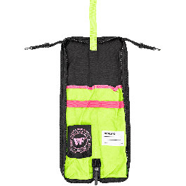 Vicfirth Funda Baquetas Essential Neon para 4-5 Pares con Bolsillo Interior y Correa Elástica