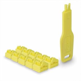 Lindy RJ45 Port Locks Yellow, 10x + 1 Key Precio: 22.94999982. SKU: B1283BZADP