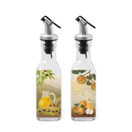 Set de 2 aceiteras de vidrio 170 ml Anna (24 Unidades) Set de 2 aceiteras de vidrio 170 ml Anna (24 Unidades)